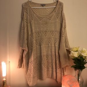 Tan Knit Cardigan